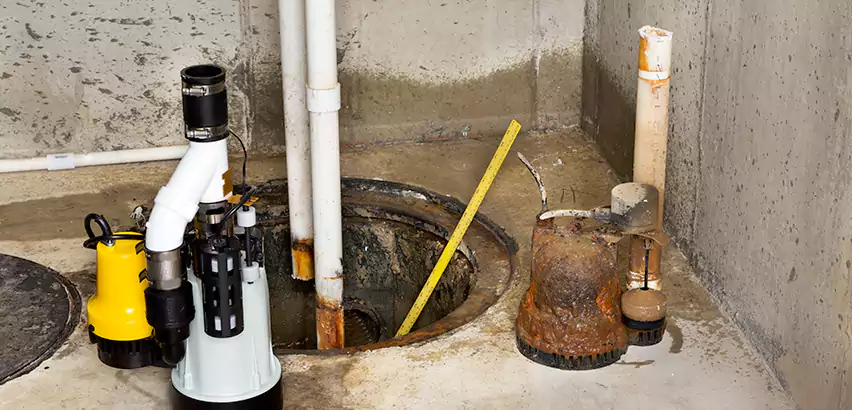Installing Sump Pump in Finished Basement in Glen Cove, NY